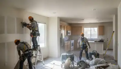 Water damage restoration team in Temecula, CA providing emergency water extraction and cleanup