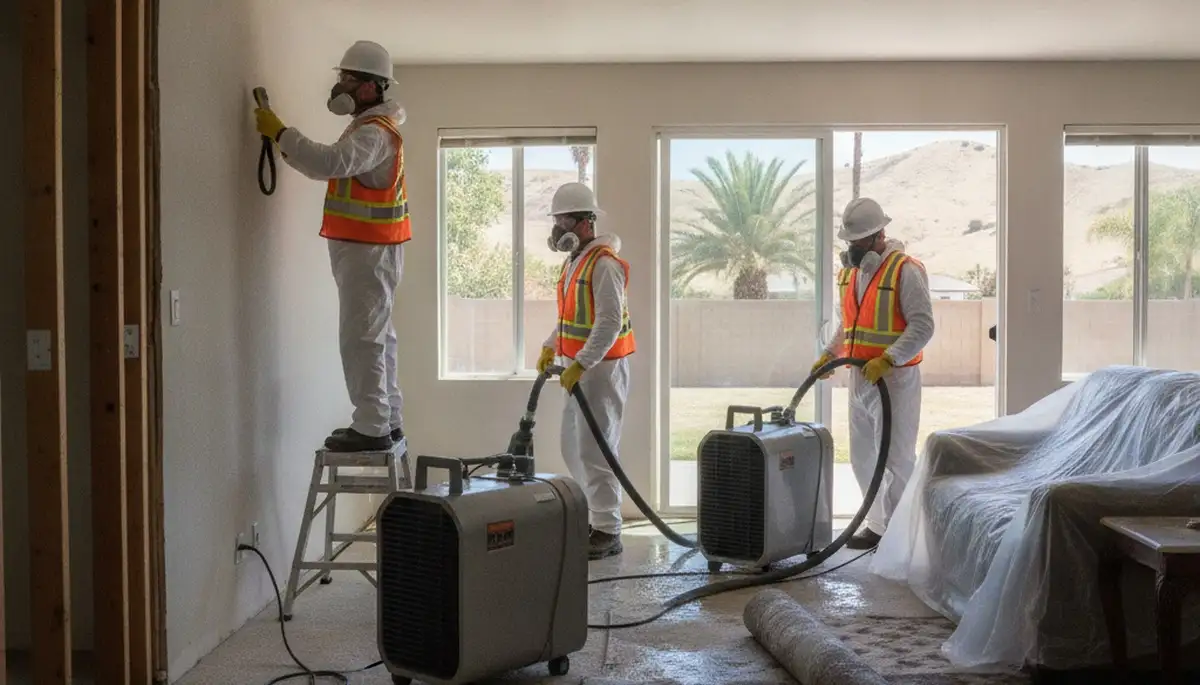 Water damage restoration team serving Temecula, CA, for fast cleanup and repairs